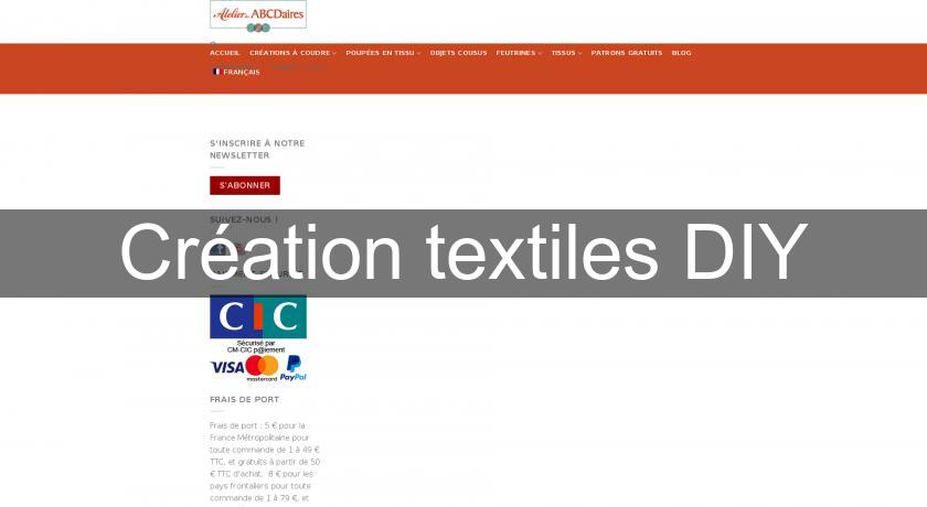 Création textiles DIY