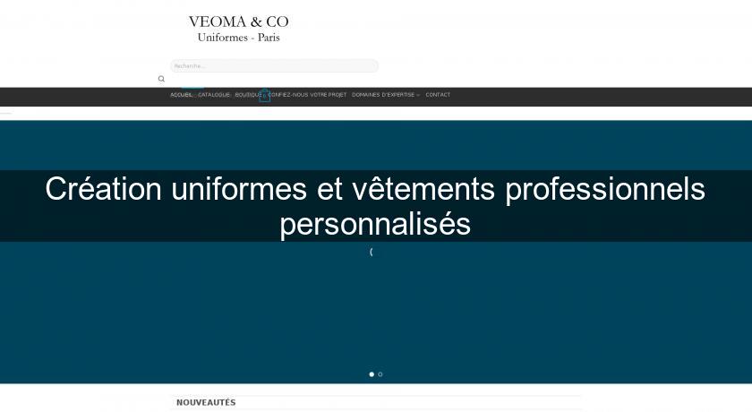 Création uniformes et vêtements professionnels personnalisés Création uniformes et vêtements professionnels personnalisés