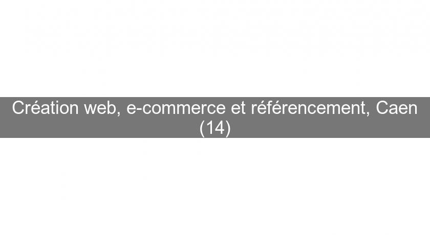 Création web, e-commerce et référencement, Caen (14)