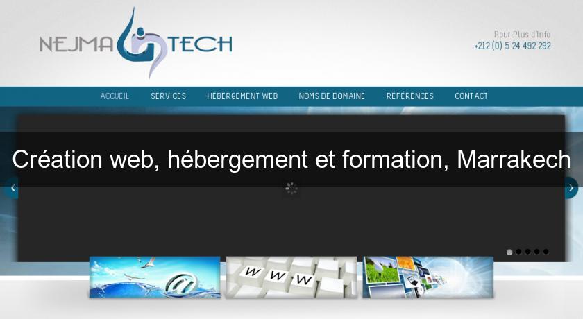 Création web, hébergement et formation, Marrakech Création web, hébergement et formation, Marrakech