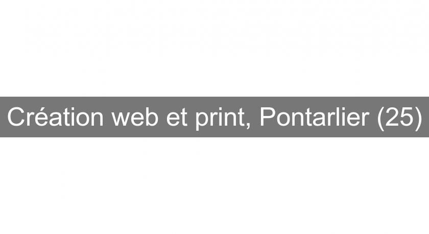 Création web et print, Pontarlier (25) Création web et print, Pontarlier (25)