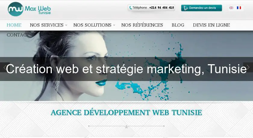 Création web et stratégie marketing, Tunisie