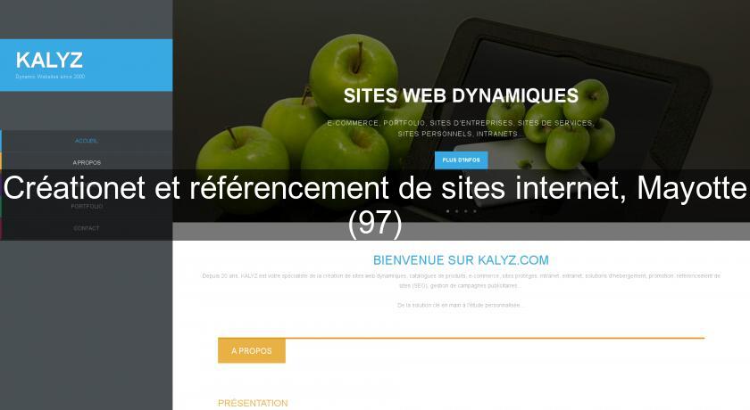 Créationet et référencement de sites internet, Mayotte (97)