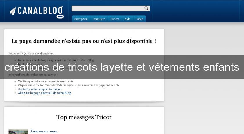 créations de tricots layette et vétements enfants créations de tricots layette et vétements enfants