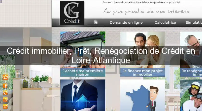 Crédit immobilier, Prêt, Renégociation de Crédit en Loire-Atlantique