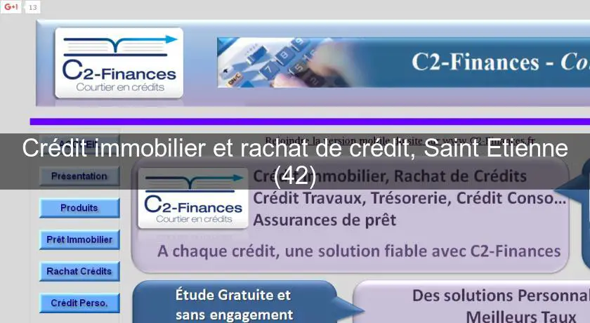 Crédit immobilier et rachat de crédit, Saint Etienne (42)