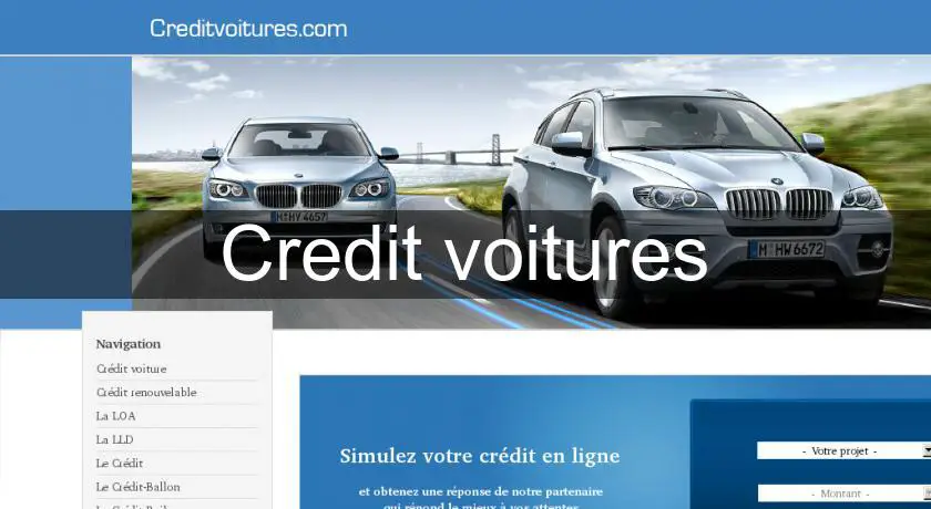 Credit voitures