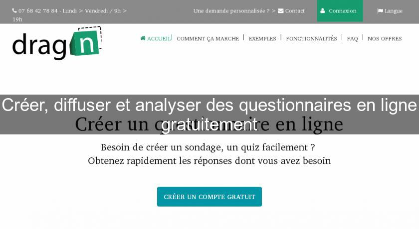 Créer, diffuser et analyser des questionnaires en ligne gratuitement