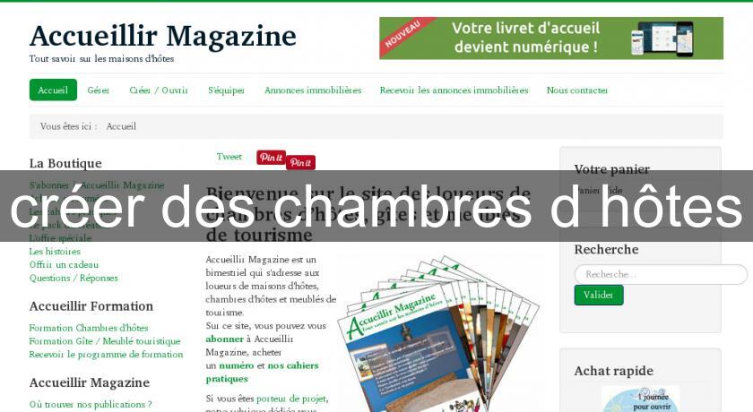 créer des chambres d'hôtes créer des chambres d'hôtes