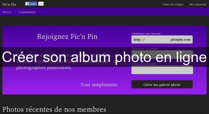 Créer son album photo en ligne