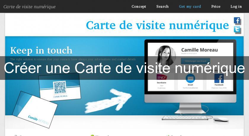 Créer une Carte de visite numérique Créer une Carte de visite numérique