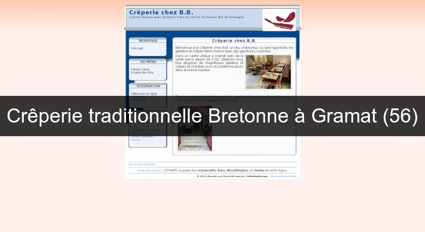 Crêperie traditionnelle Bretonne à Gramat (56)