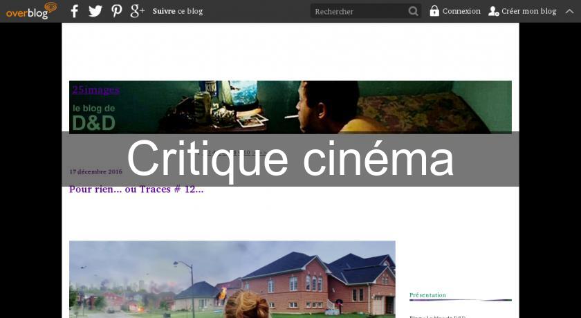 Critique cinéma Critique cinéma