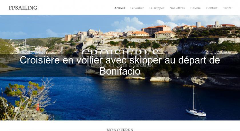 Croisière en voilier avec skipper au départ de Bonifacio Croisière en voilier avec skipper au départ de Bonifacio
