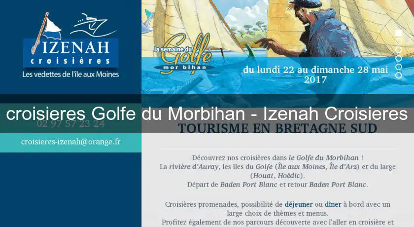 croisieres Golfe du Morbihan - Izenah Croisieres