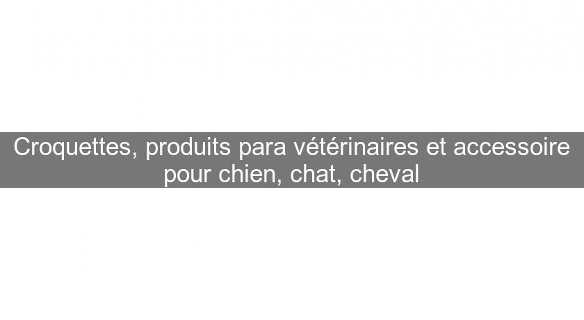 Croquettes, produits para vétérinaires et accessoire pour chien, chat, cheval Croquettes, produits para vétérinaires et accessoire pour chien, chat, cheval