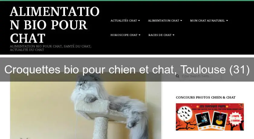 Croquettes bio pour chien et chat, Toulouse (31)