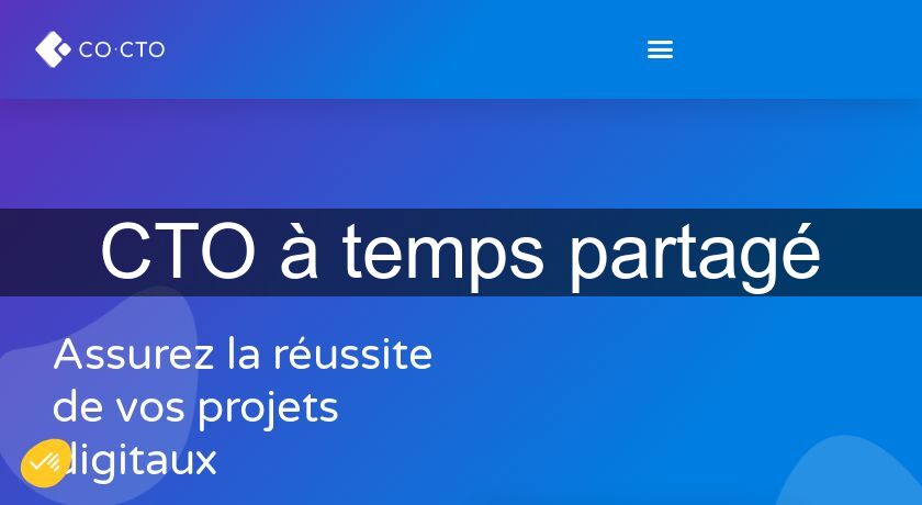 CTO à temps partagé CTO à temps partagé