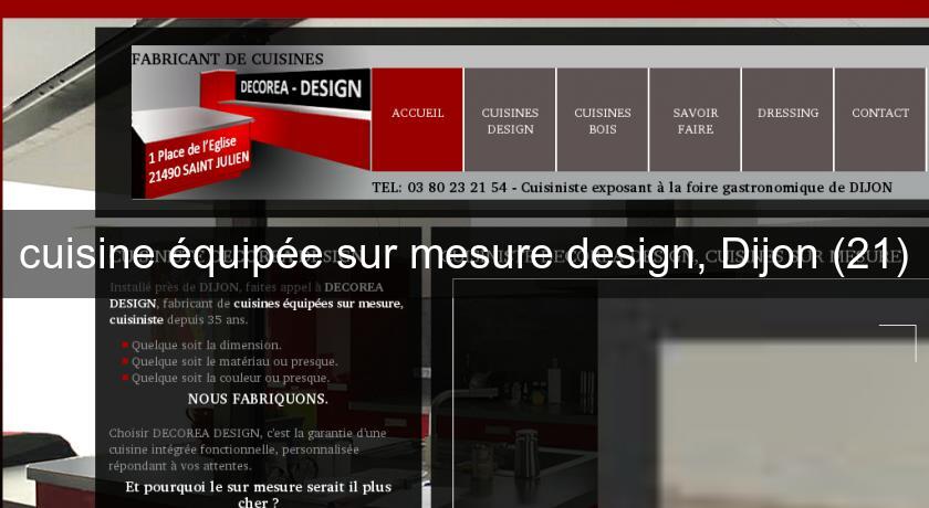 cuisine équipée sur mesure design, Dijon (21) cuisine équipée sur mesure design, Dijon (21)