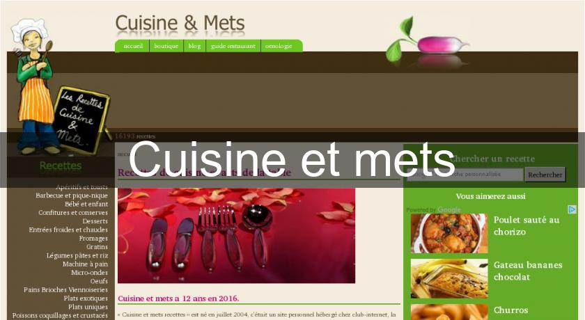 Cuisine et mets