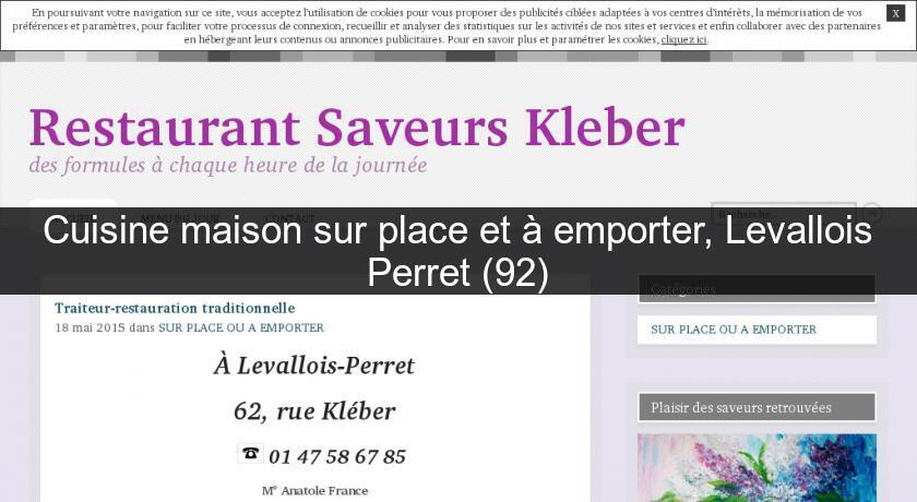 Cuisine maison sur place et à emporter, Levallois Perret (92) Cuisine maison sur place et à emporter, Levallois Perret (92)