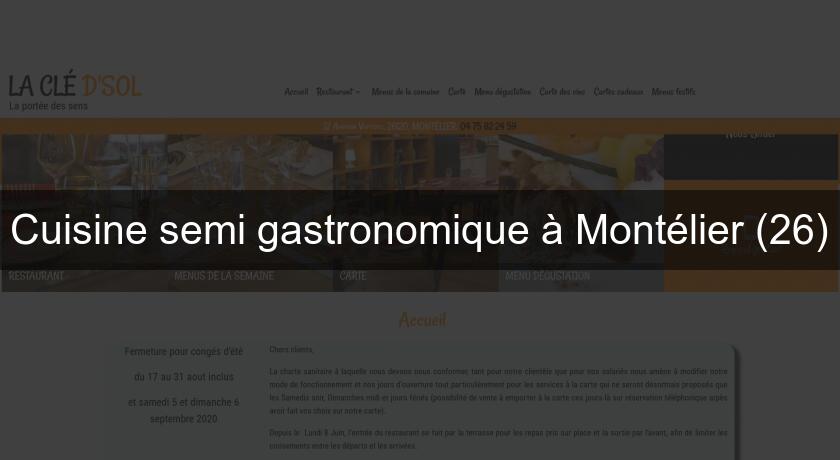 Cuisine semi gastronomique à Montélier (26) Cuisine semi gastronomique à Montélier (26)