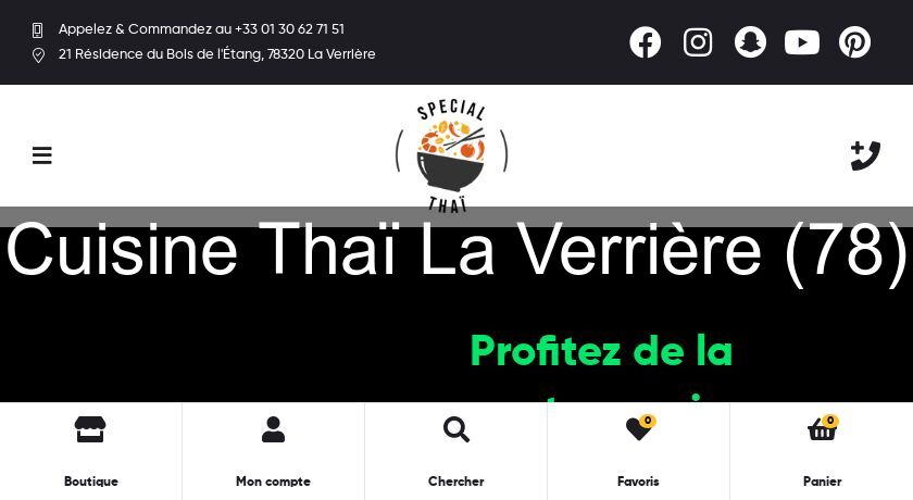 Cuisine Thaï La Verrière (78)