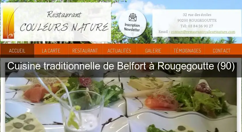 Cuisine traditionnelle de Belfort à Rougegoutte (90)