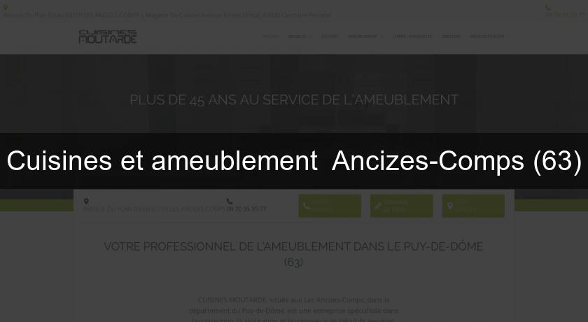 Cuisines et ameublement Ancizes-Comps (63) Cuisines et ameublement Ancizes-Comps (63)
