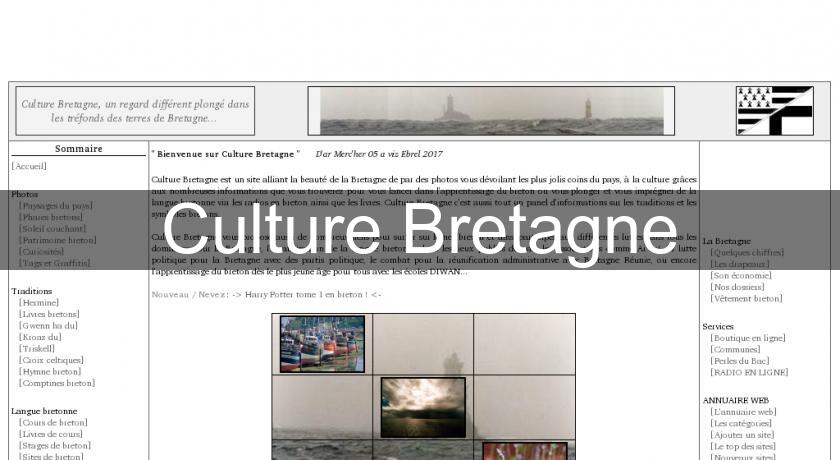 Culture Bretagne Culture Bretagne