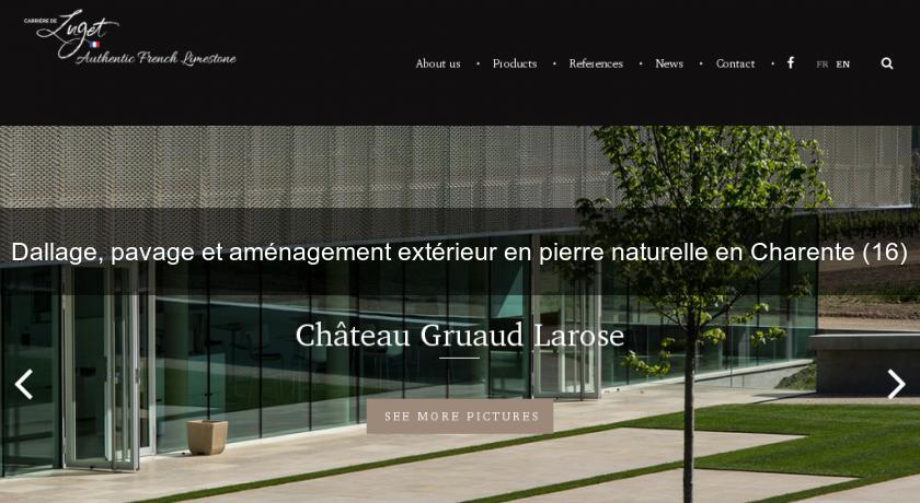 Dallage, pavage et aménagement extérieur en pierre naturelle en Charente (16) Dallage, pavage et aménagement extérieur en pierre naturelle en Charente (16)