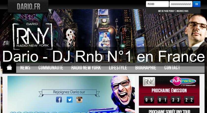 Dario - DJ Rnb N°1 en France Dario - DJ Rnb N°1 en France