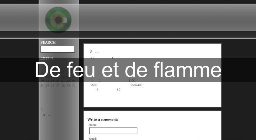 De feu et de flamme De feu et de flamme