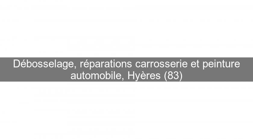 Débosselage, réparations carrosserie et peinture automobile, Hyères (83) Débosselage, réparations carrosserie et peinture automobile, Hyères (83)