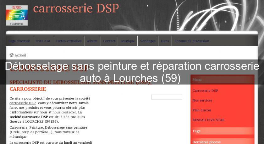 Débosselage sans peinture et réparation carrosserie auto à Lourches (59) 