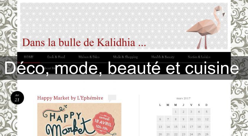 Déco, mode, beauté et cuisine Déco, mode, beauté et cuisine