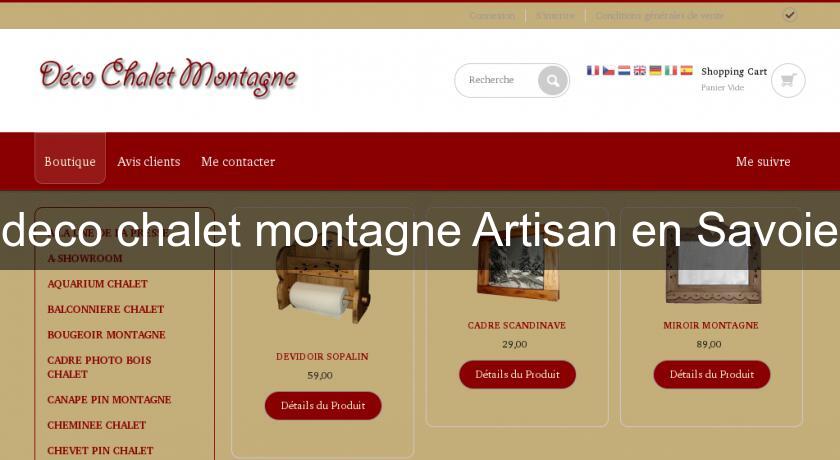deco chalet montagne Artisan en Savoie deco chalet montagne Artisan en Savoie