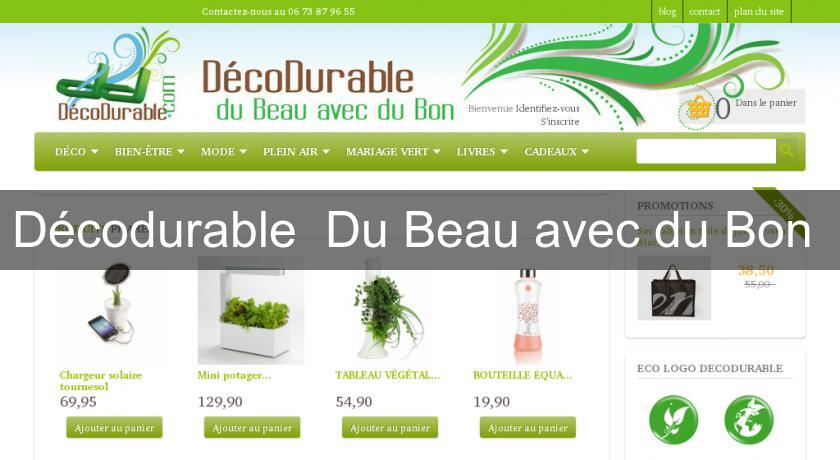 Décodurable "Du Beau avec du Bon" Décodurable "Du Beau avec du Bon"