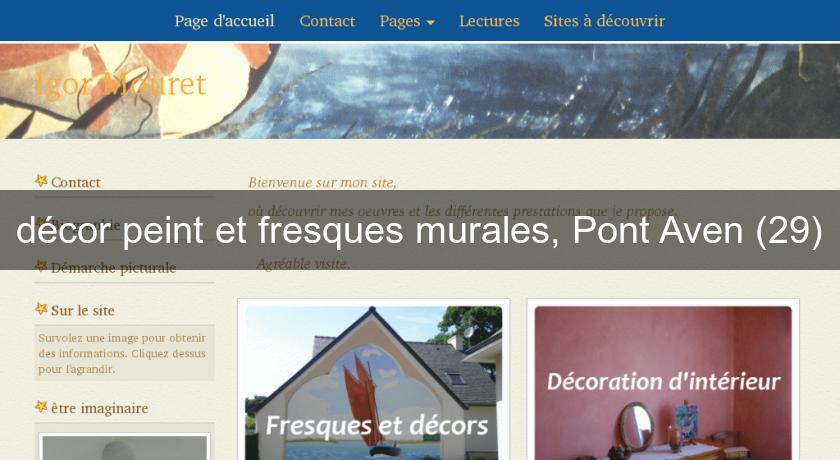 décor peint et fresques murales, Pont Aven (29) décor peint et fresques murales, Pont Aven (29)