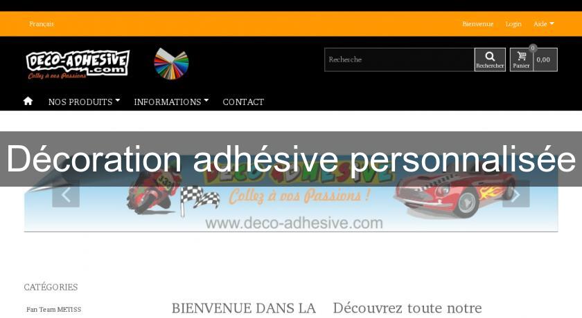 Décoration adhésive personnalisée Décoration adhésive personnalisée