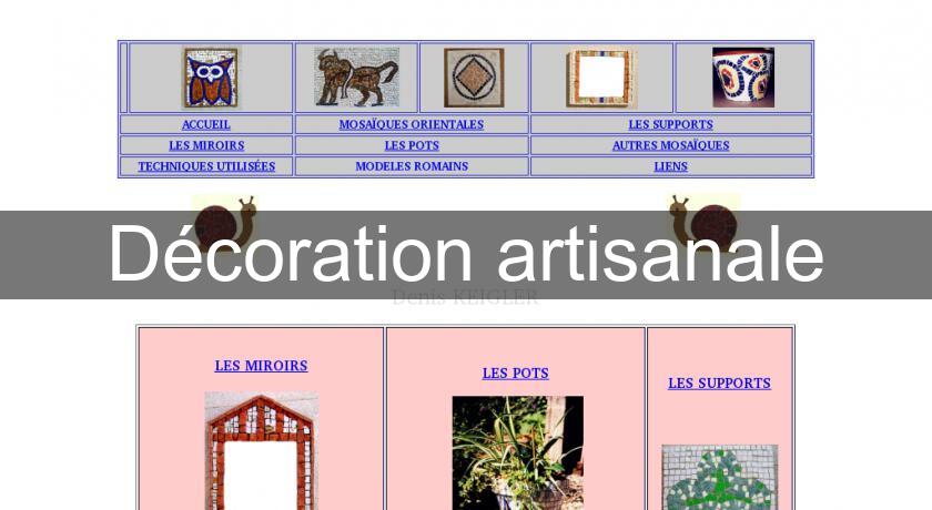 Décoration artisanale