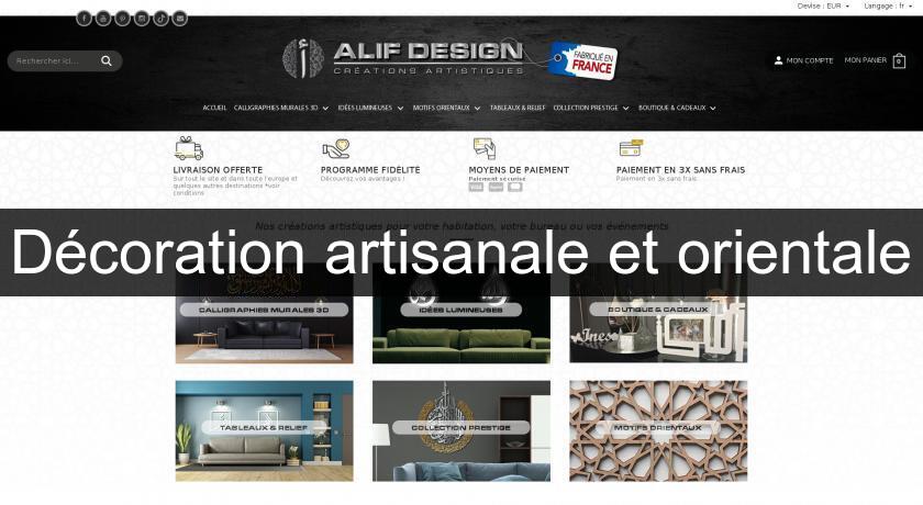 Décoration artisanale et orientale