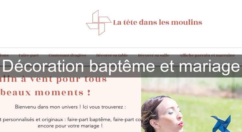 Décoration baptême et mariage Décoration baptême et mariage