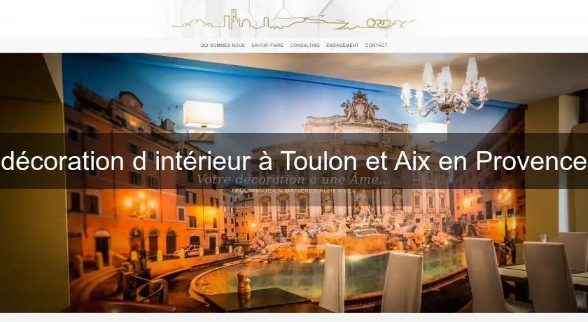 décoration d'intérieur à Toulon et Aix en Provence