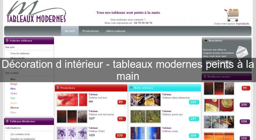 Décoration d'intérieur - tableaux modernes peints à la main Décoration d'intérieur - tableaux modernes peints à la main