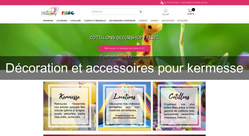 Décoration et accessoires pour kermesse Décoration et accessoires pour kermesse