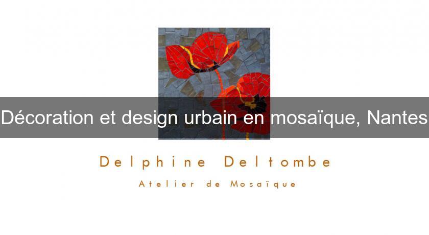 Décoration et design urbain en mosaïque, Nantes