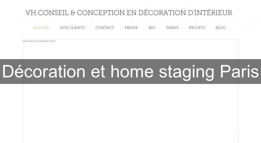 Décoration et home staging Paris