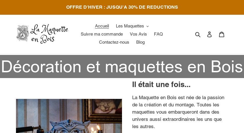Décoration et maquettes en Bois Décoration et maquettes en Bois