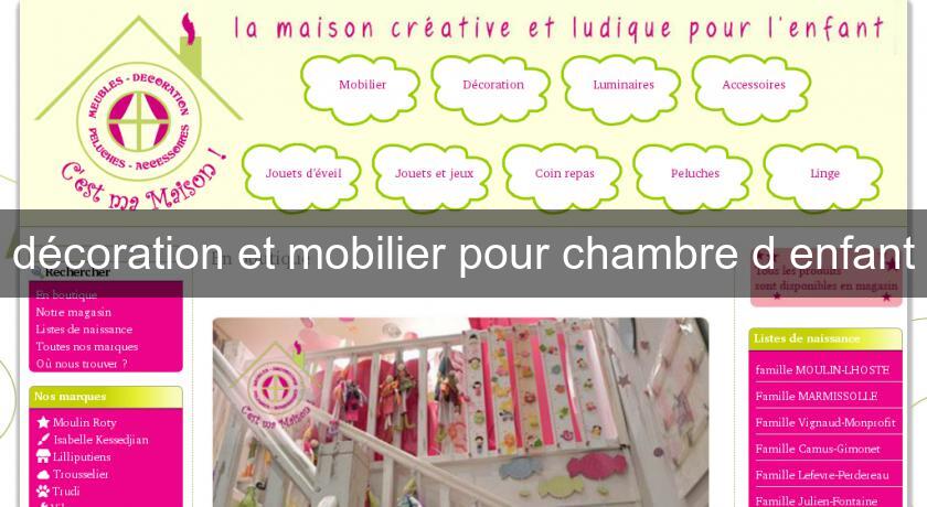 décoration et mobilier pour chambre d'enfant